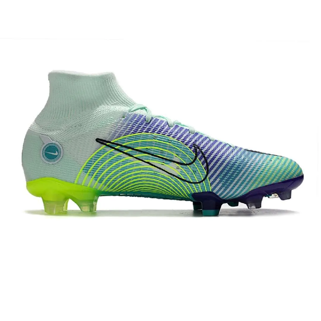 Nike Mercurial Dream Speed Superfly 8 Elite FG Cleats Green/Purple/Volt - Image 5