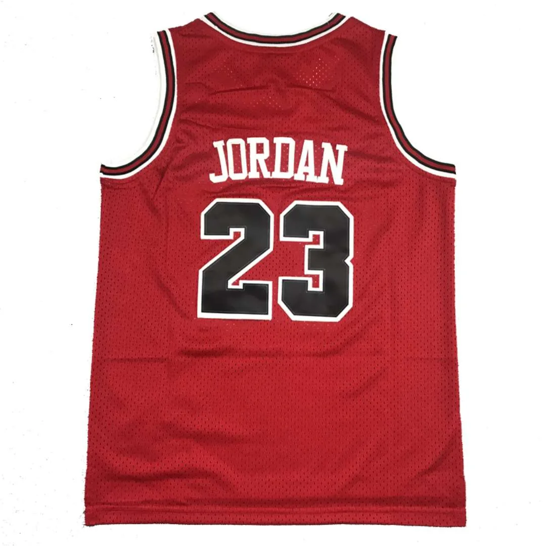 Nike NBA Chicago Bulls Jordan No. 23 Embroidered Print Red Color Children's Jersey - Image 2