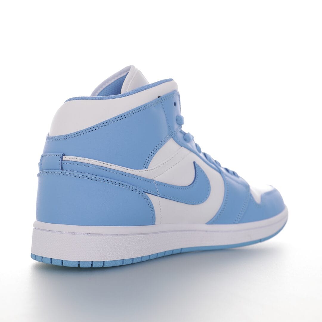 Nike Air Jordan 1 Mid SE "UNC" North Carolina Blue and White - Image 3
