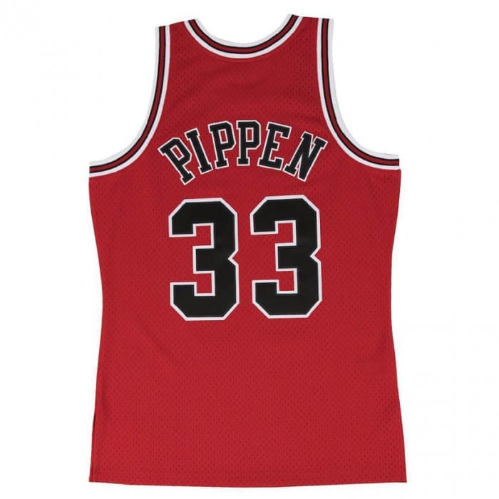 Mitchell & Ness Nba Bulls Scottie Pippen Jersey No' 33 Red - Image 3