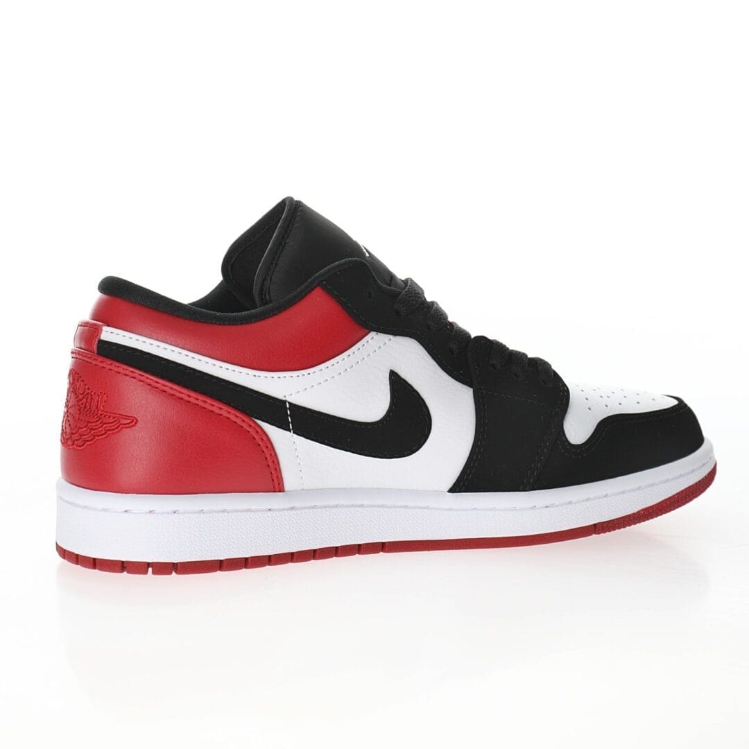 Nike Air Jordan 1 Retro Low Unisex Shoes Red / White / Black - Image 3