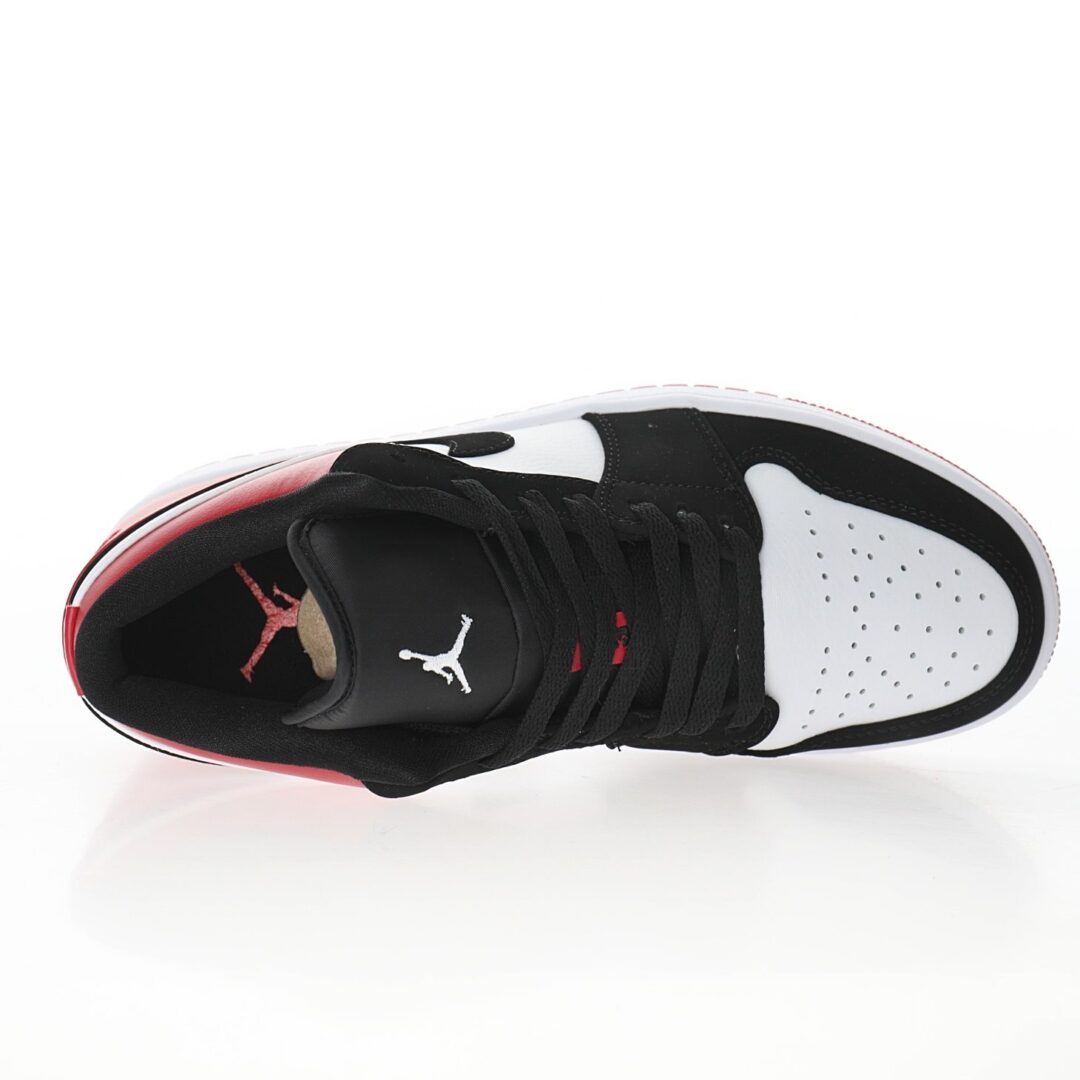Nike Air Jordan 1 Retro Low Unisex Shoes Red / White / Black - Image 6
