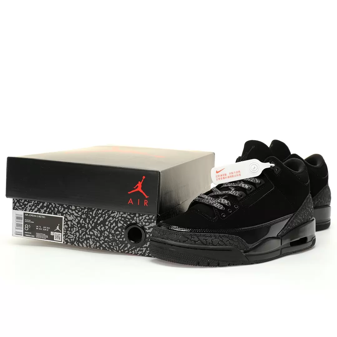 Nike Air Jordan 3 Retro OG Black Cat - Image 9