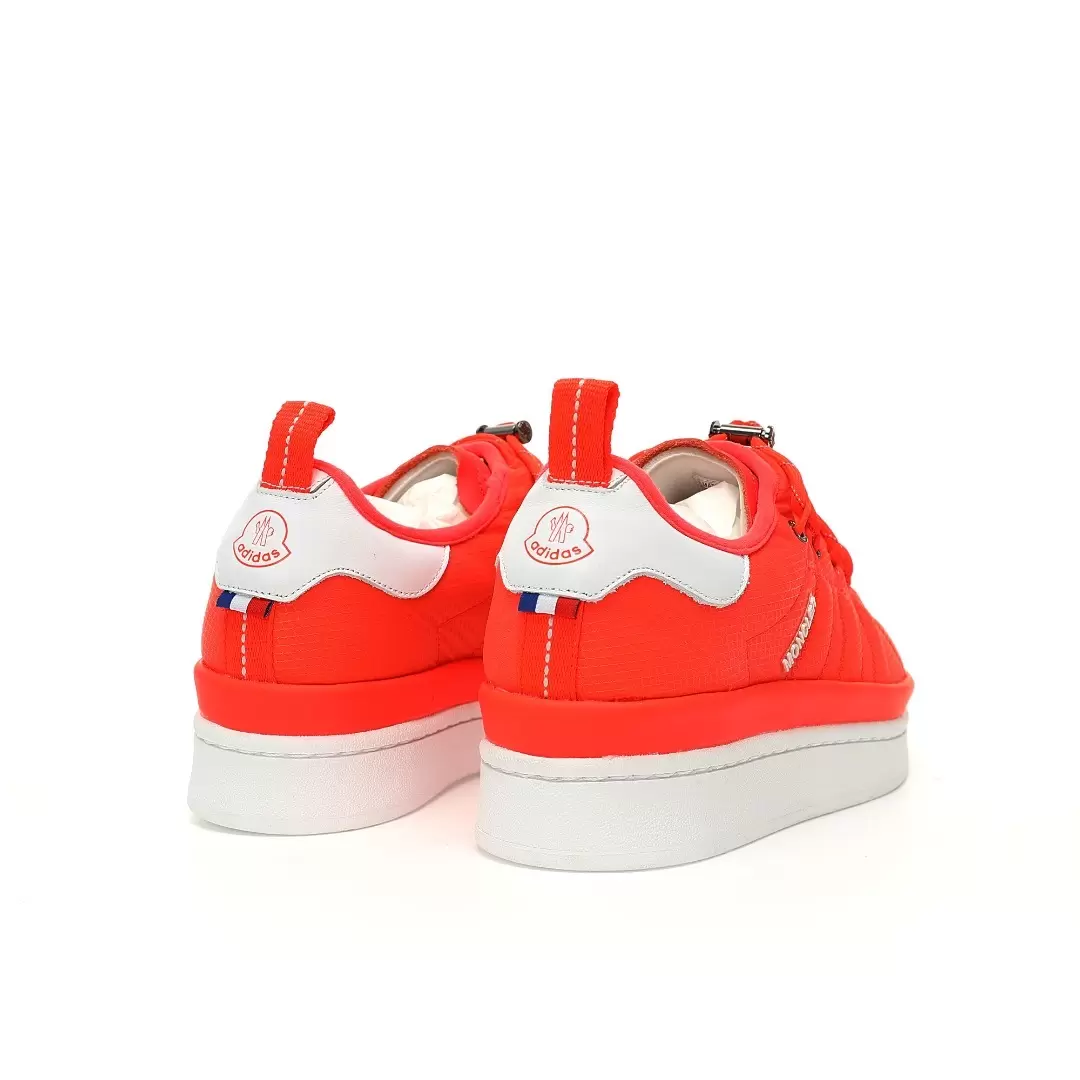 Adidas Campus Low Solar Red Solar Red Joint Oxford Cloth Orange White - Image 7