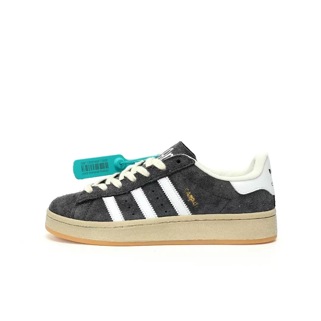 Adidas Originals Campus 00s Black Joint Deep Gray White Gold Logo