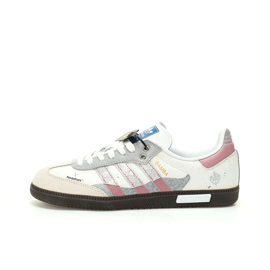 Adidas Originals Samba OG White Gray Pink Modern Micro Mirror Graffiti