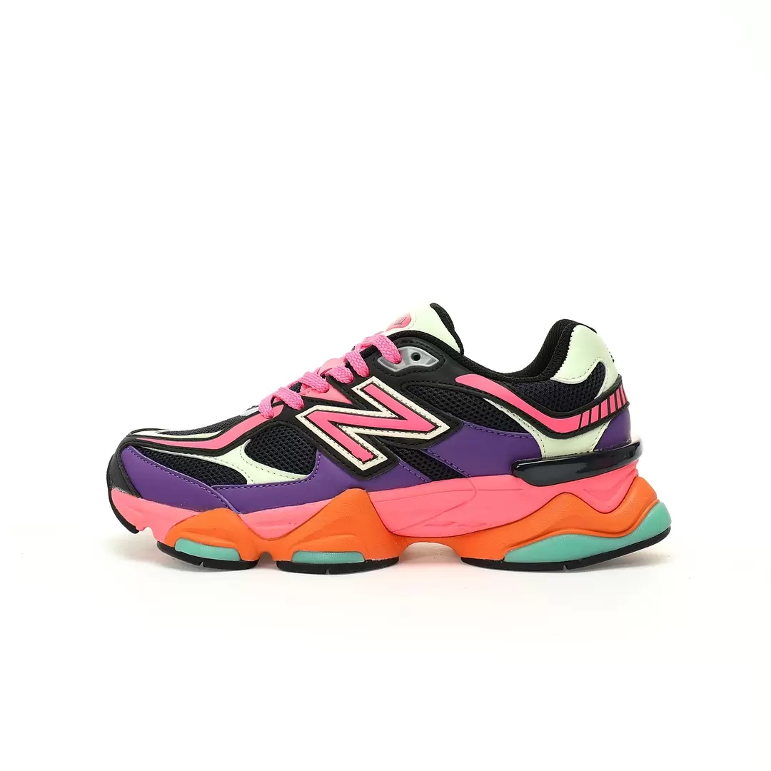 New Balance 9060 Grape Purple Dark Blue Tibetan Blue Rice Orange