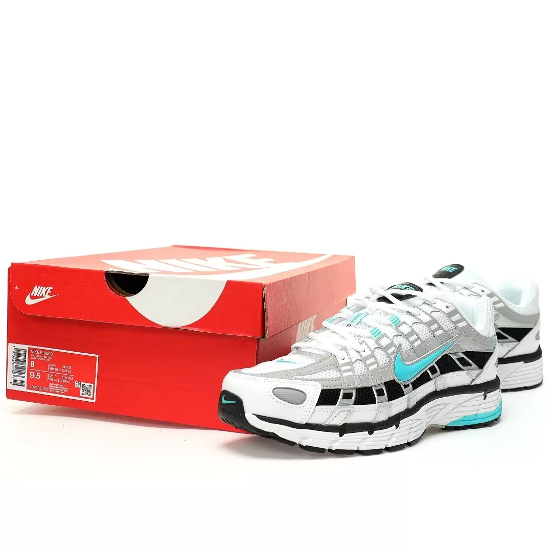 Nike P-6000 Premium White Mint green Black - Image 9