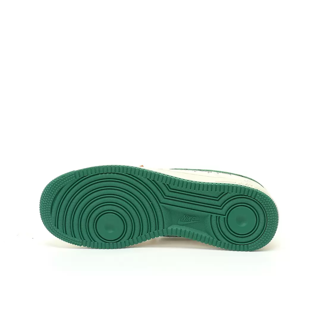 Louis Vuitton X Nike Air Force 1 07 Lv8 Low Beige Green Lv Monogram - Image 5