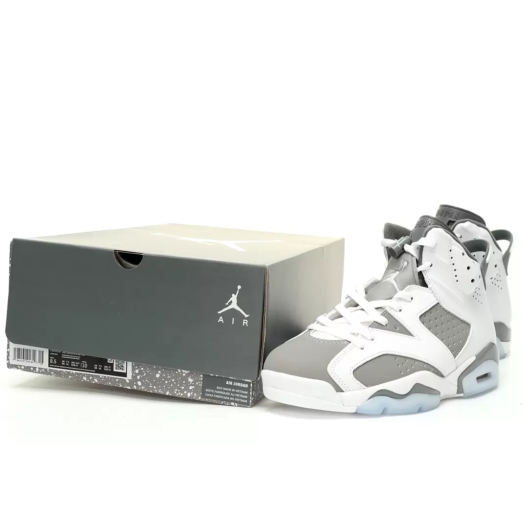 Nike Air Jordan Retro 6 Cool Grey North Card Blue - Image 9