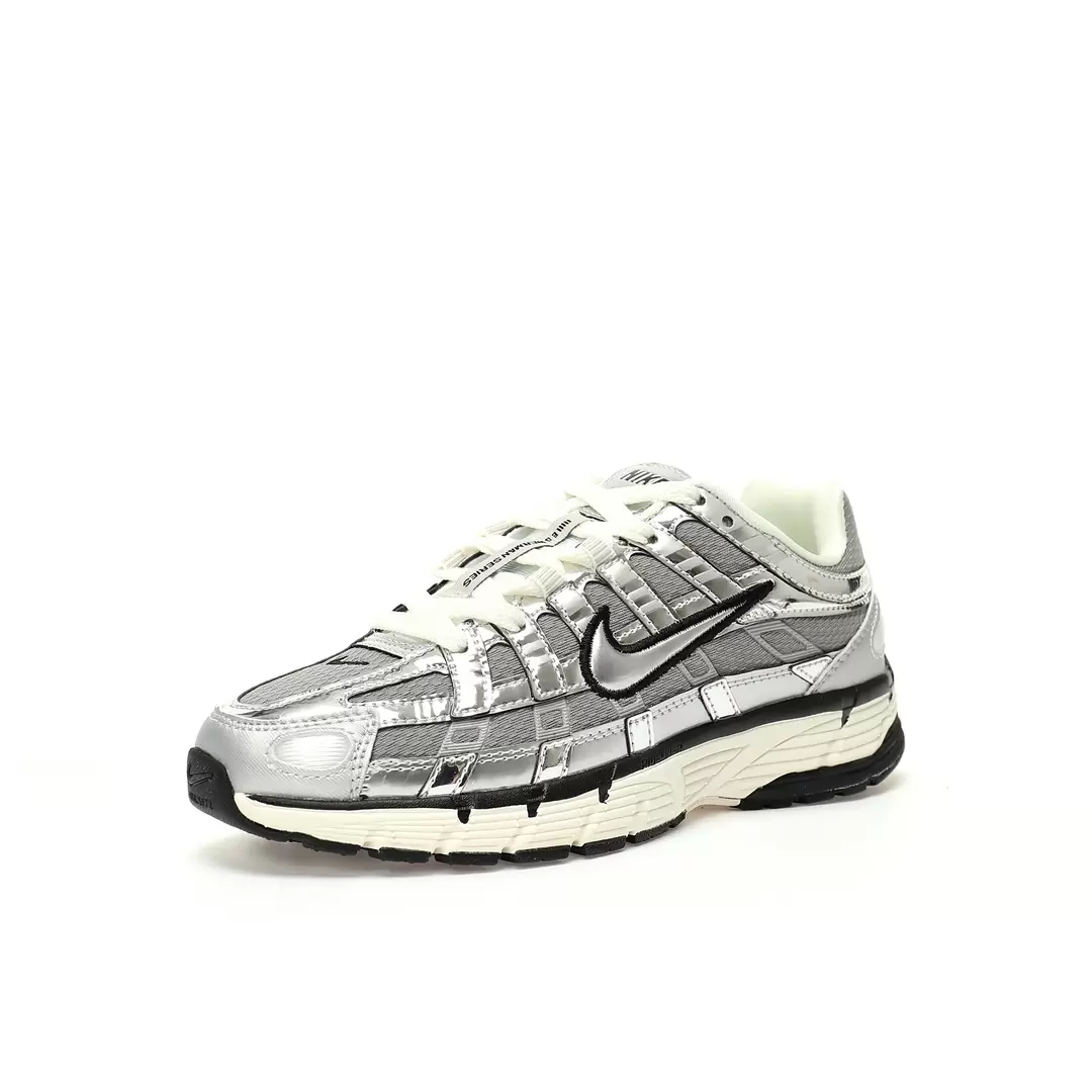 Nike P 6000 Metallic Silver Metal Liquid Silver Black - Image 2