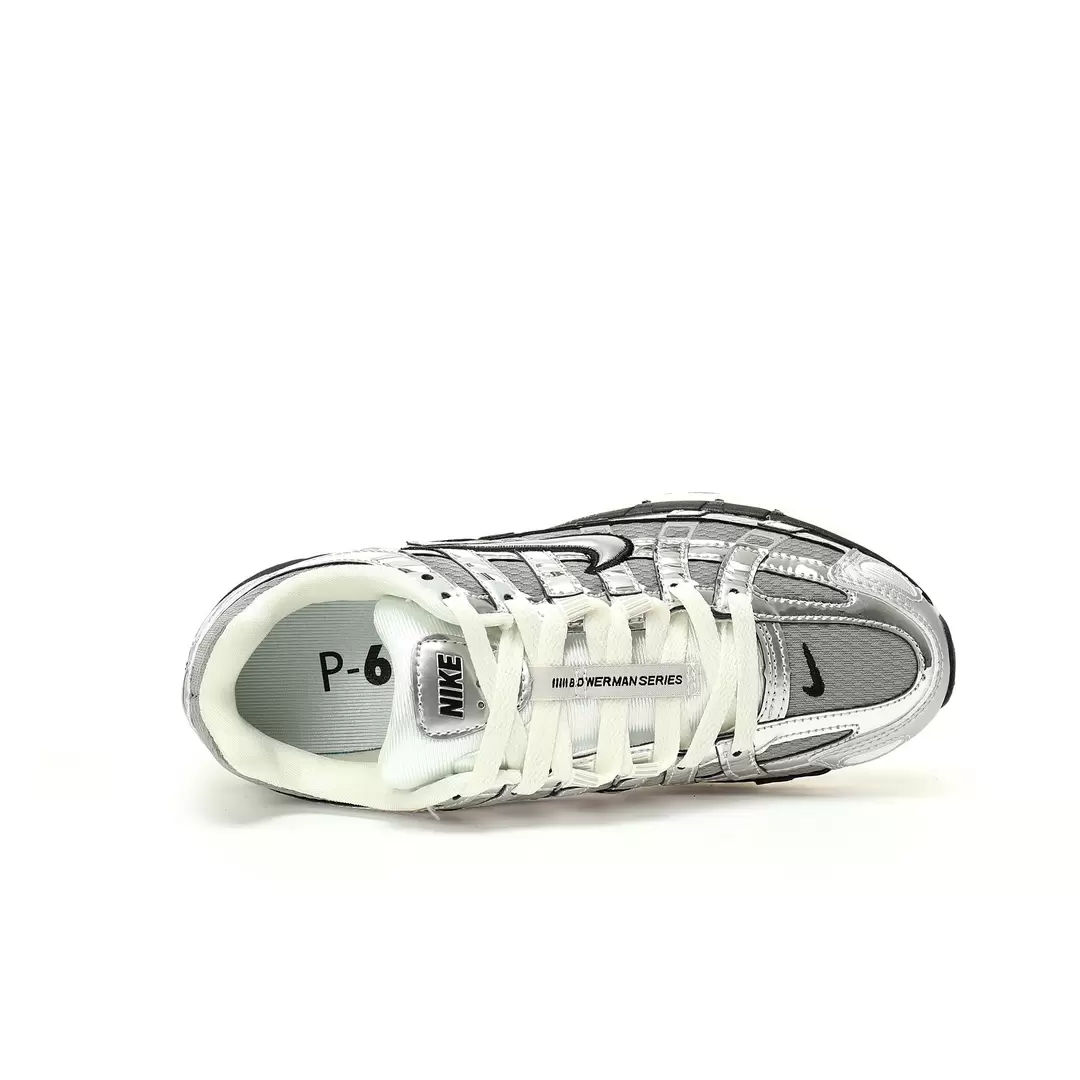 Nike P 6000 Metallic Silver Metal Liquid Silver Black - Image 4