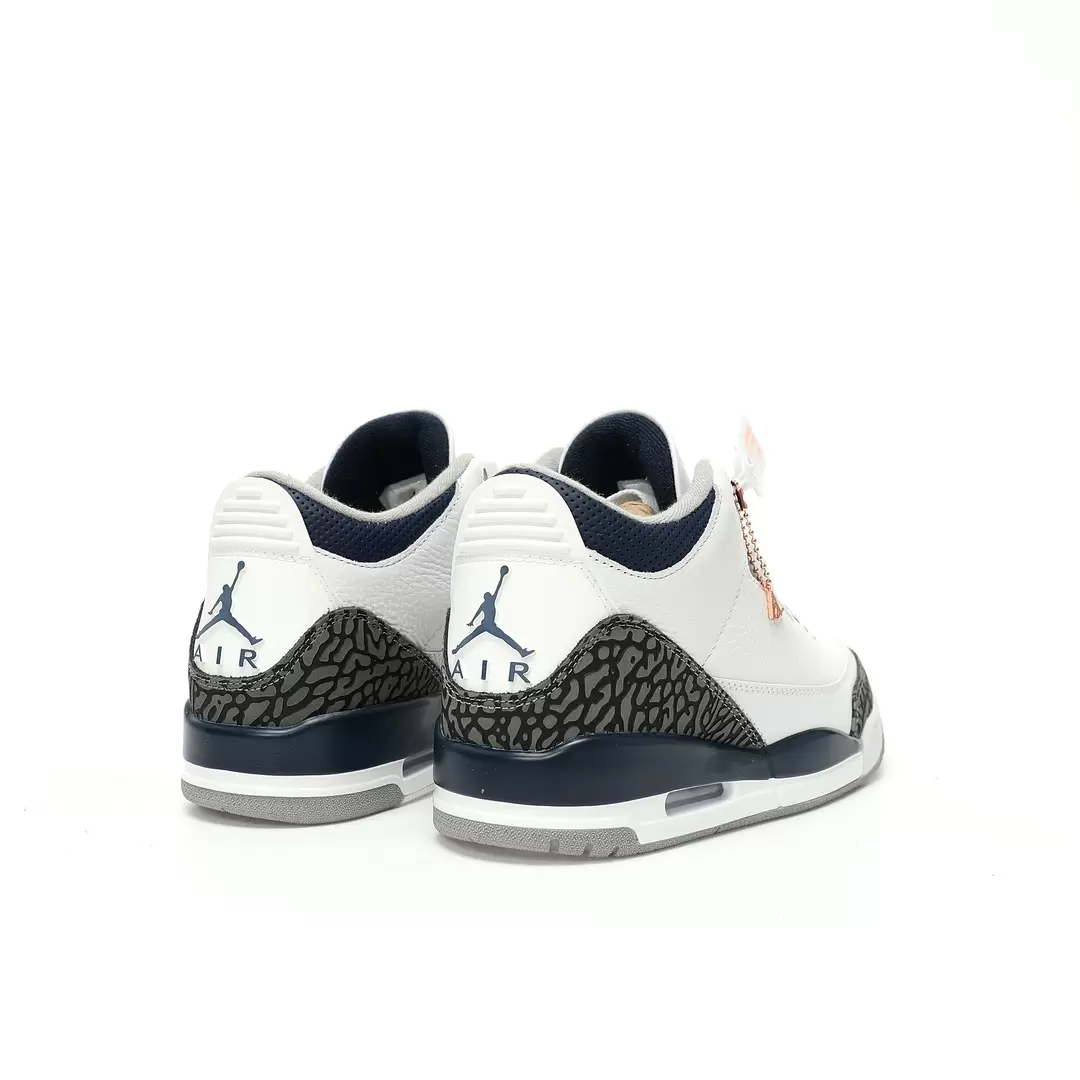 Nike Air Jordan 3 Retro Pe White Midnight Navy Blue Blast - Image 7