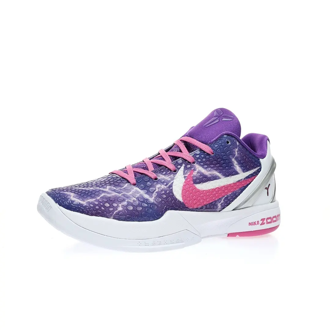 Nike Zoom Kobe VI Protro Kay Yow ZK6 Kay Yow Black Del Sol Grinch Pink - Image 2