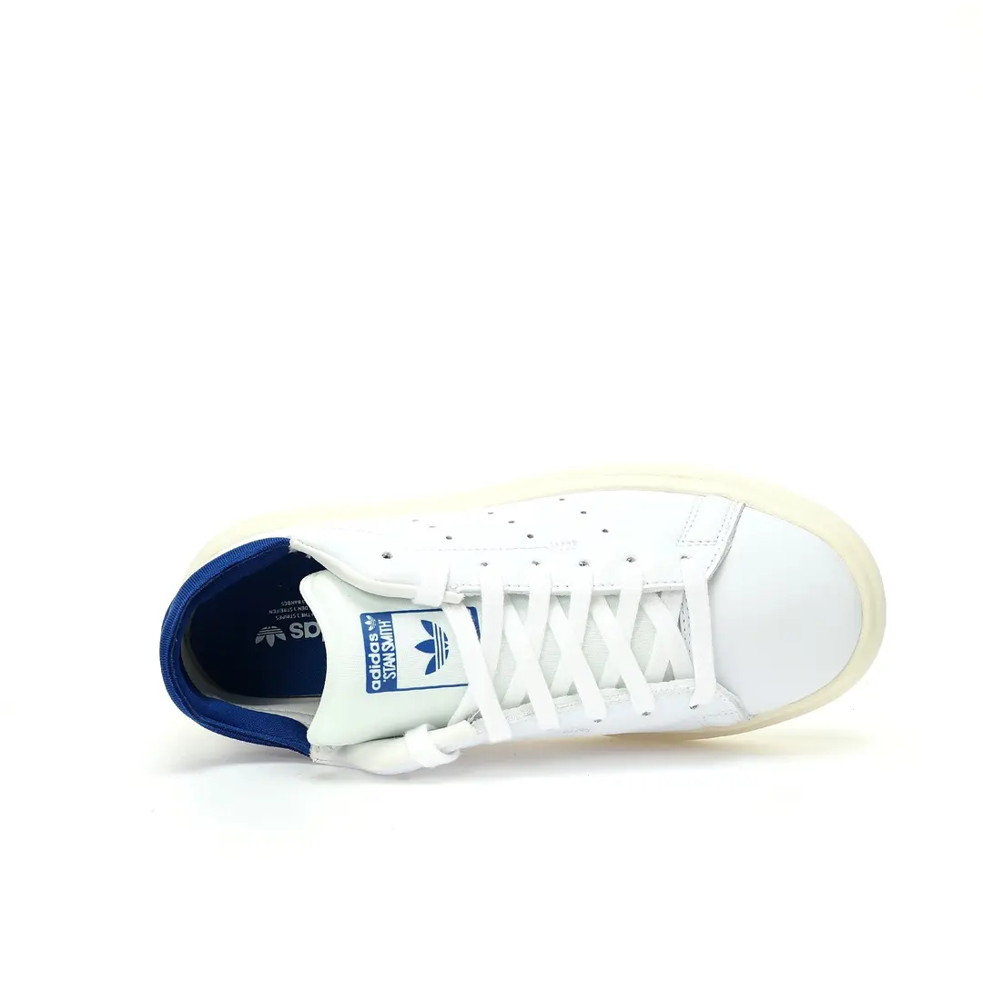 Adidas Originals Stan Smith Pf White Royal Blue Fat Edition Leather Tail Bread Shoes Shoe Type Portrait - Image 4