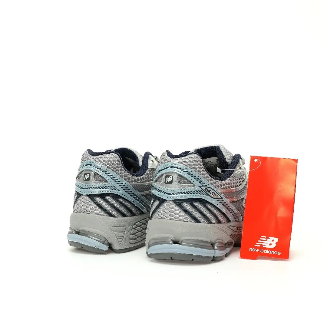 New Balance Ml860v2 Silver Gray Light Blue - Image 7