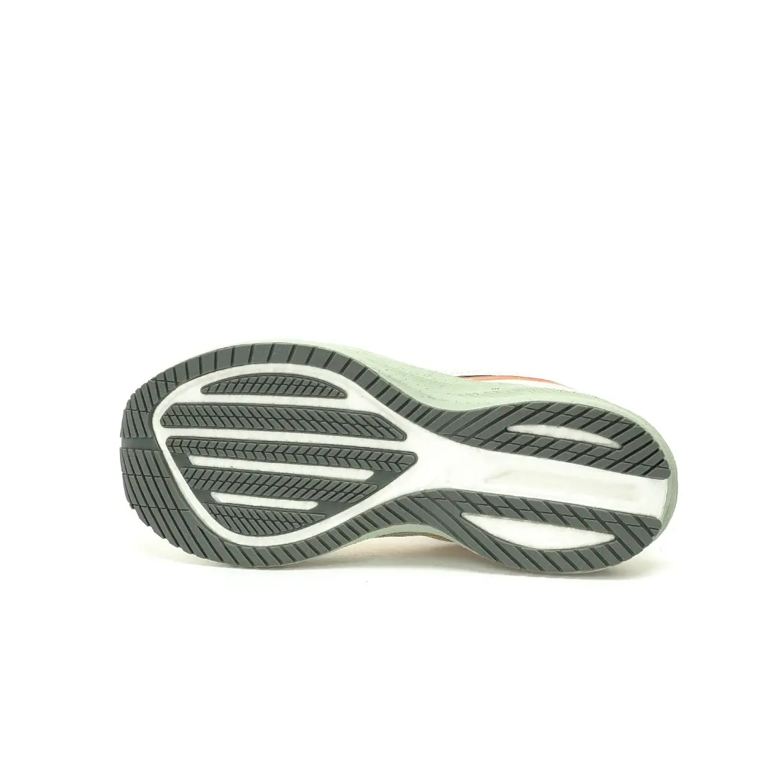 Saucony Triumph 21 Knitted Beige Gray Mint Green And Yellow Gradient - Image 5