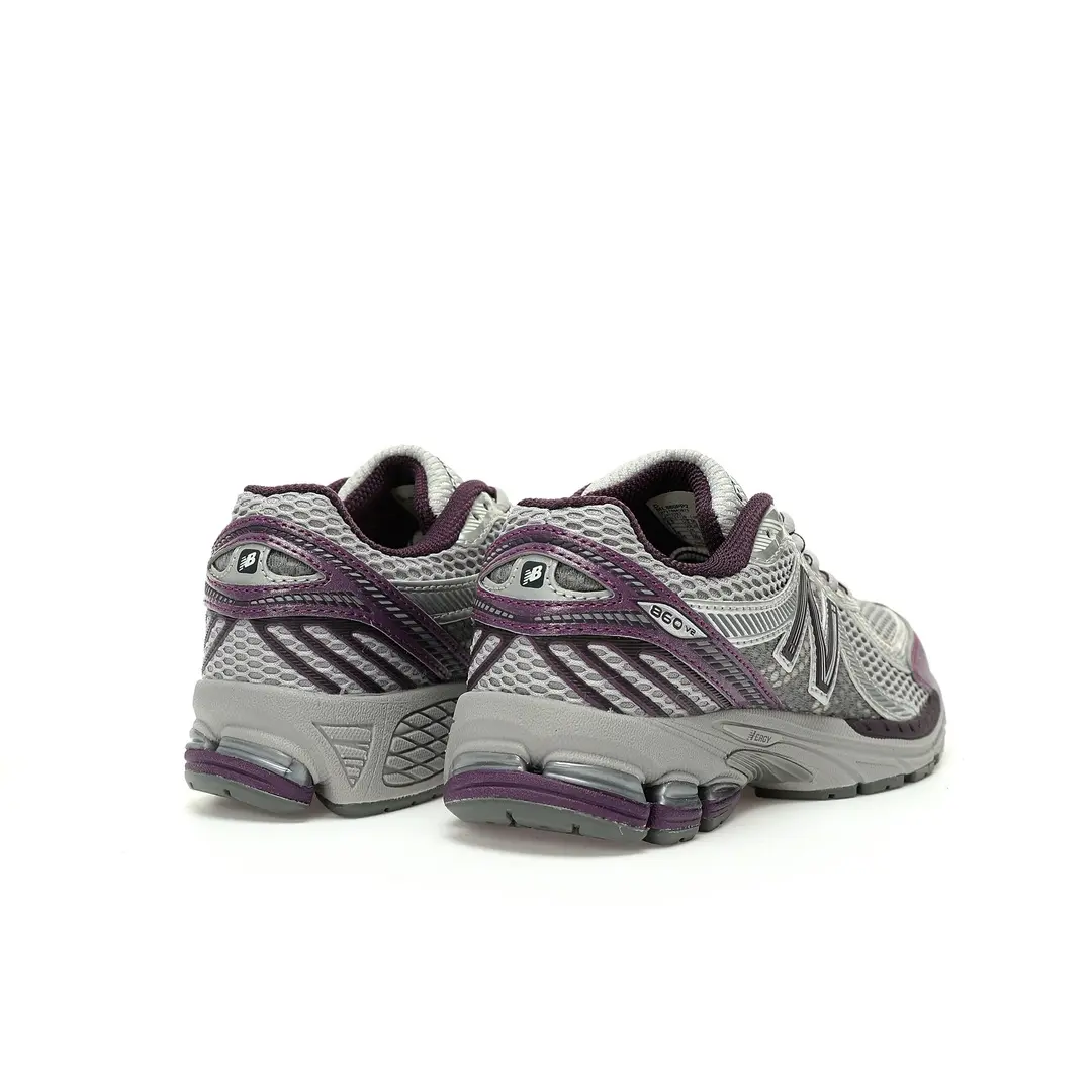 New Balance Ml860v2 Silver Gray Roland Purple - Image 7