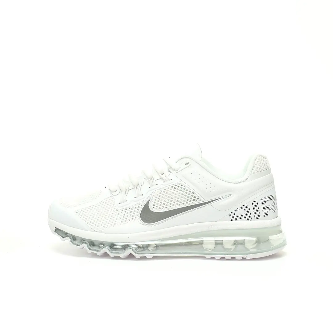 Nike Air Max 2013 White Black Metallic Silver Black Metallic Silver Day 10th Anniversary Sunset Tropical Fish