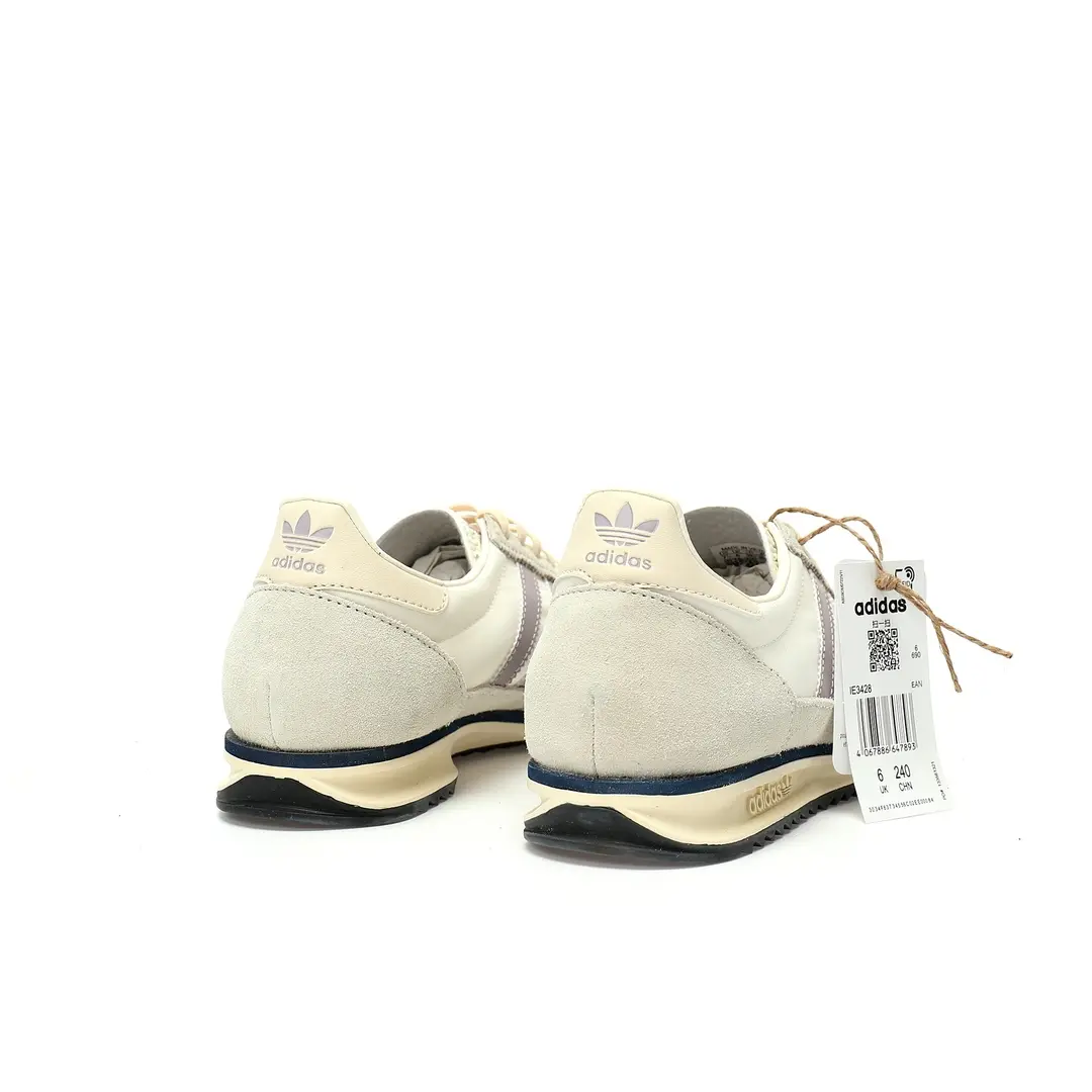 Adidas Wmns Sl72 Og Off White Almost Pink Off Rice White Purple Gray T Shoes Sl - Image 7