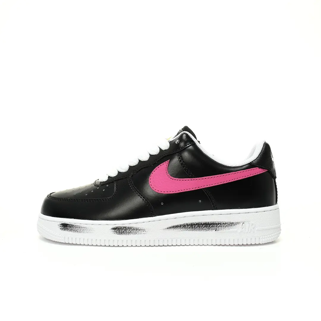 Nike Air Force Force 1  Sole Quan Zhilong x Nike AF1 Pink Pink Yellow New Emerald