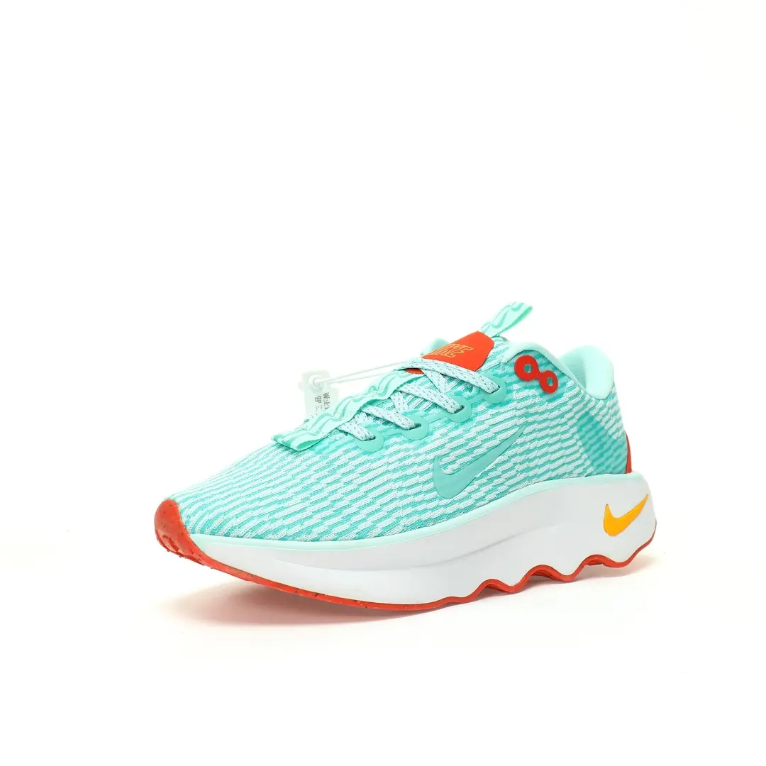 Nike Motiva Light Green Wave Shoes Orange Red And Yellow Wave Great - Image 2
