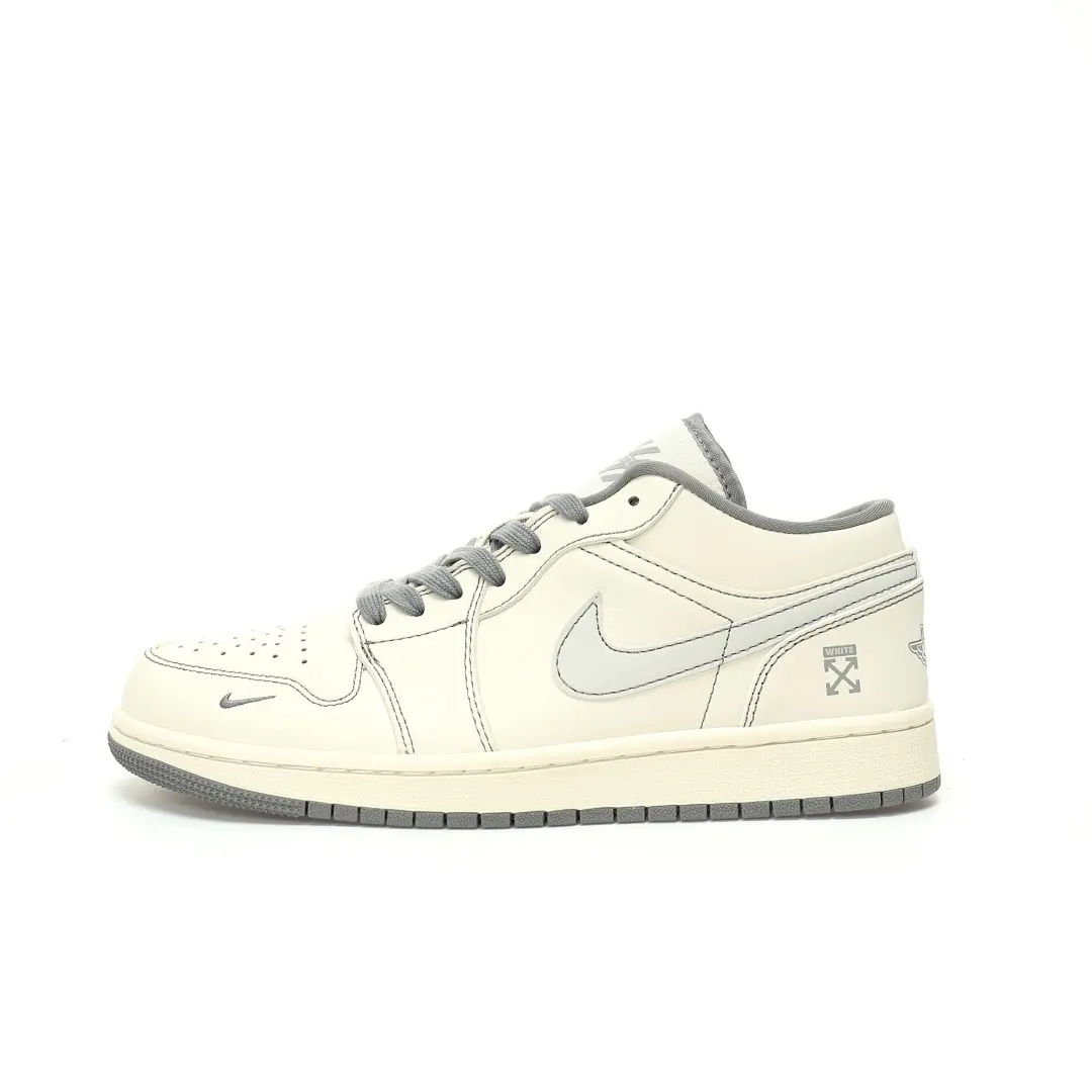 Nike Air Jordan 1 Low Og Sp Off white Ow Mi White Deep Gray Reflection