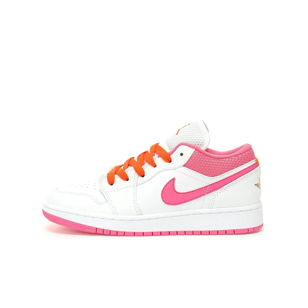 Jordan 1 Low GS Pinksicle AJ1 Jordan LoW-Top Classic Vintage Culture Casual Sports