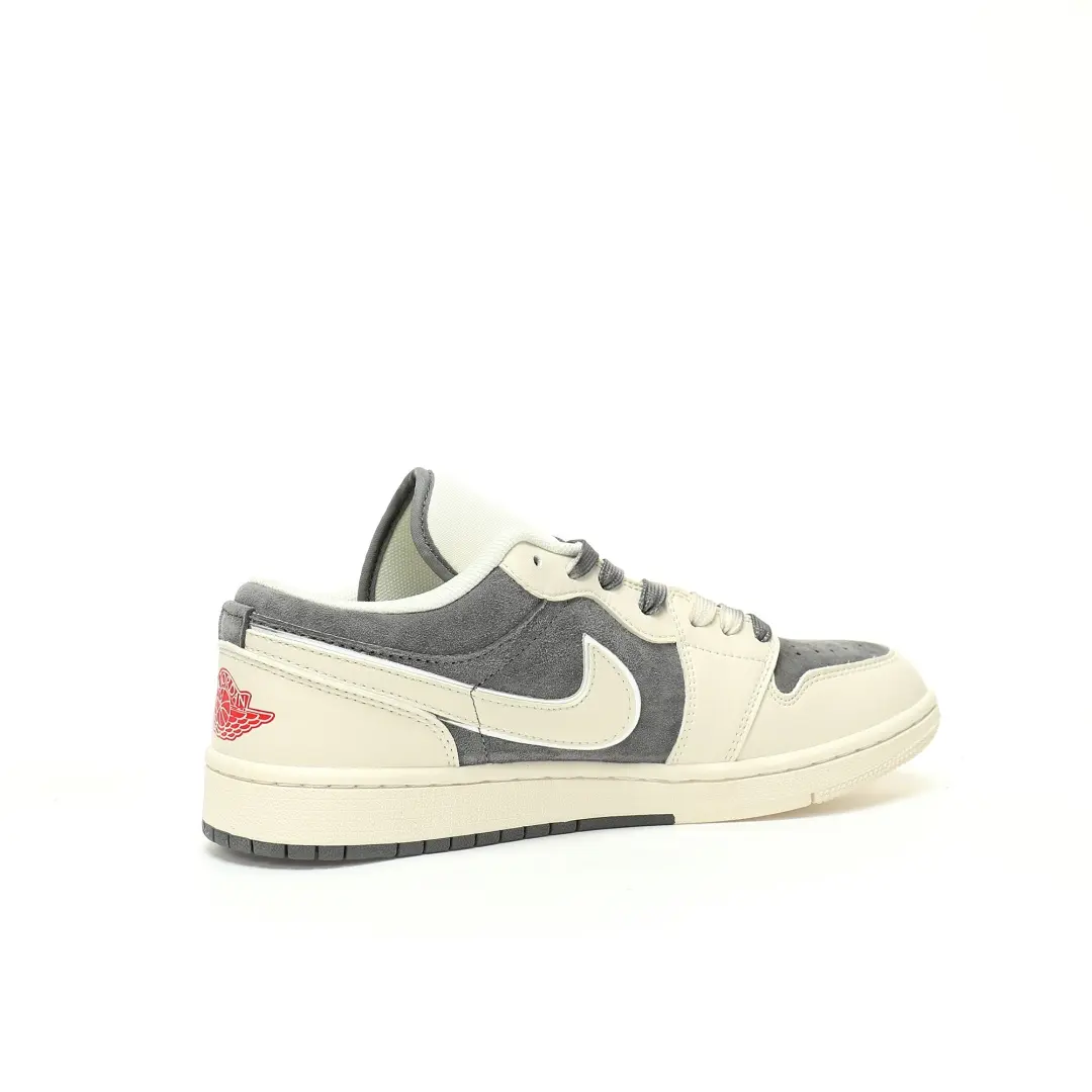 Nike Air Jordan 1 Low OG TNF AJ1 White Grey - Image 3