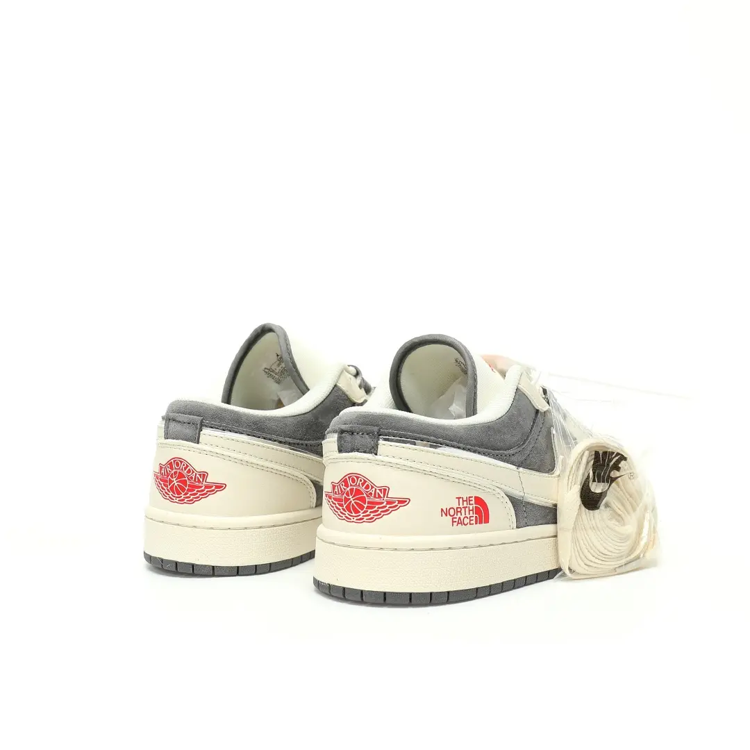 Nike Air Jordan 1 Low OG TNF AJ1 White Grey - Image 7