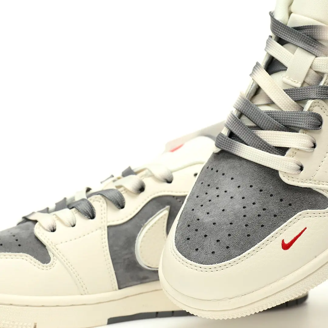 Nike Air Jordan 1 Low OG TNF AJ1 White Grey - Image 8