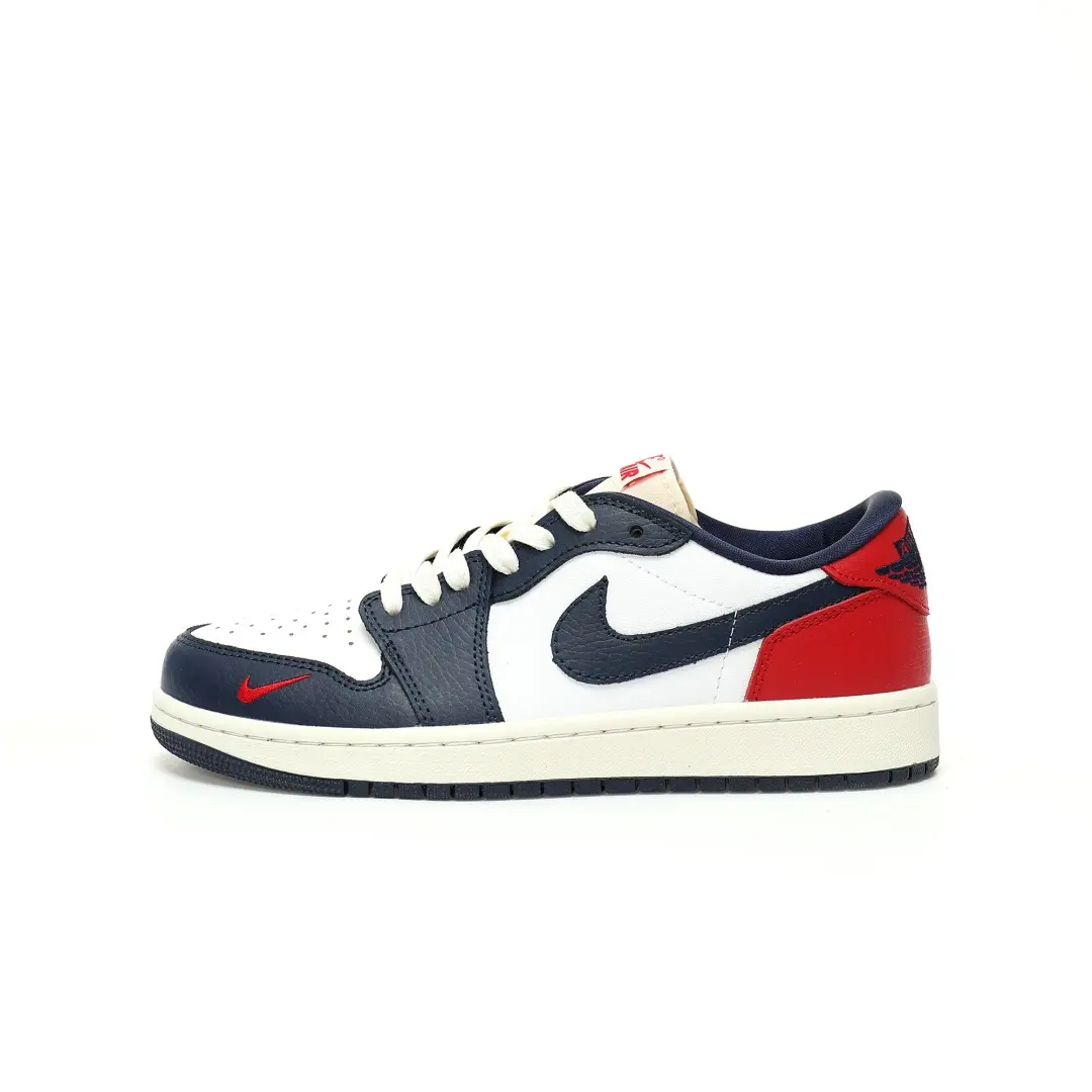 Nike Air Jordan 1 Retro Low OG Howard University AJ1 White Red Navy Blue