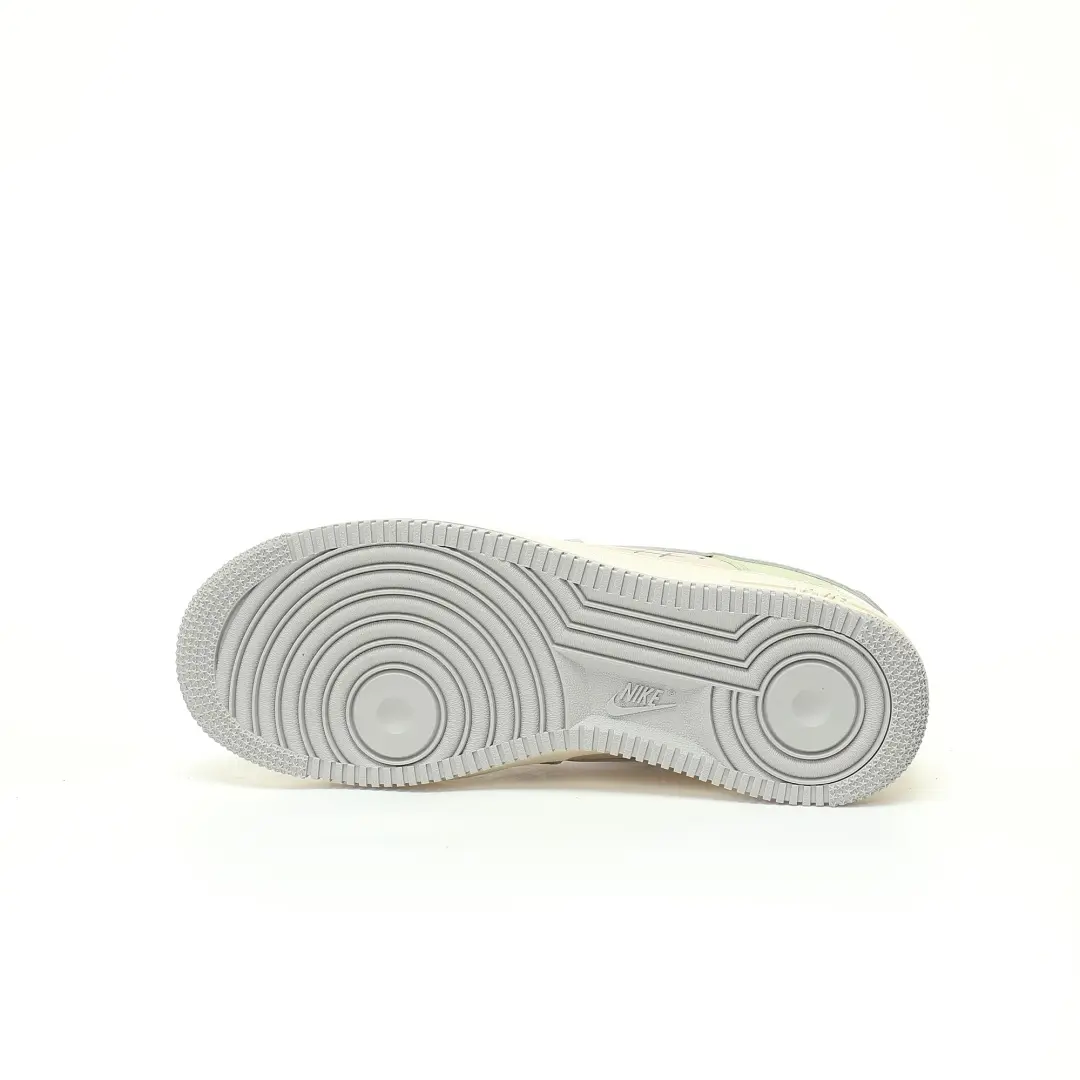 Nike Air Force 1 '07 Low One Piece Light Gray Milk Tea Green Graffiti - Image 5
