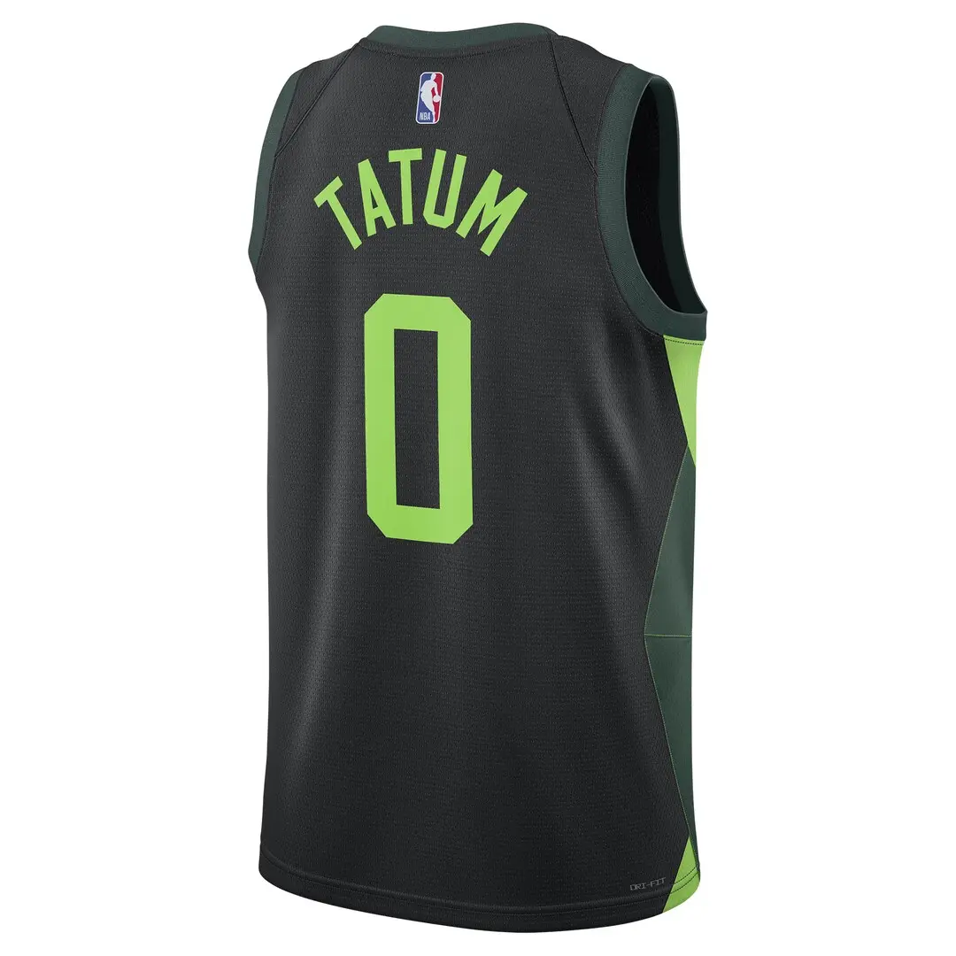 NBA Boston Celtics Nike City Edition Swingman Jersey - Jayson Tatum - Mens - Image 3