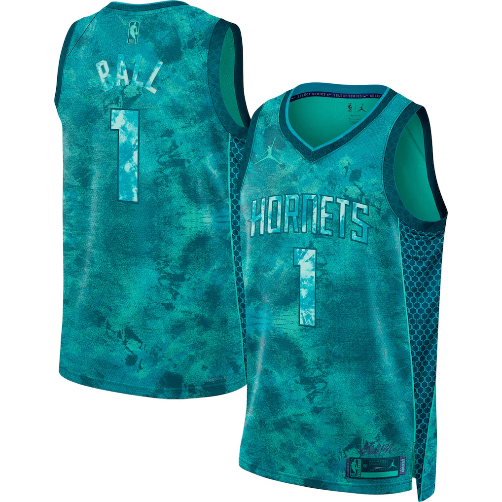 NBA Charlotte Hornets Jordan MVP Select Series Jersey - Lamelo Ball - Mens