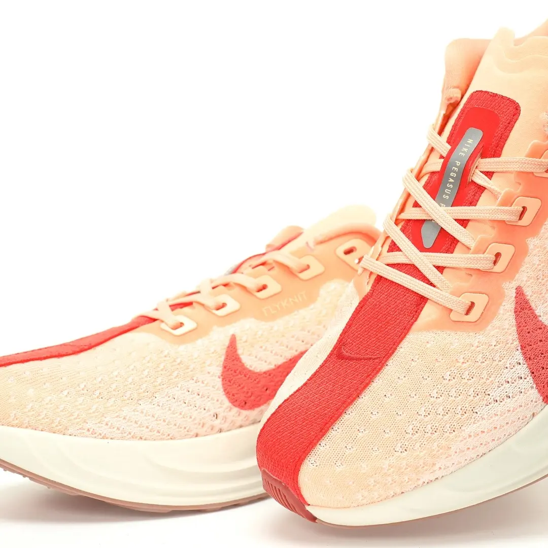 Nike Zoom  Pegasus Plus Crimson Tint Red Knitted Light Orange Pink Dust Hook - Image 8