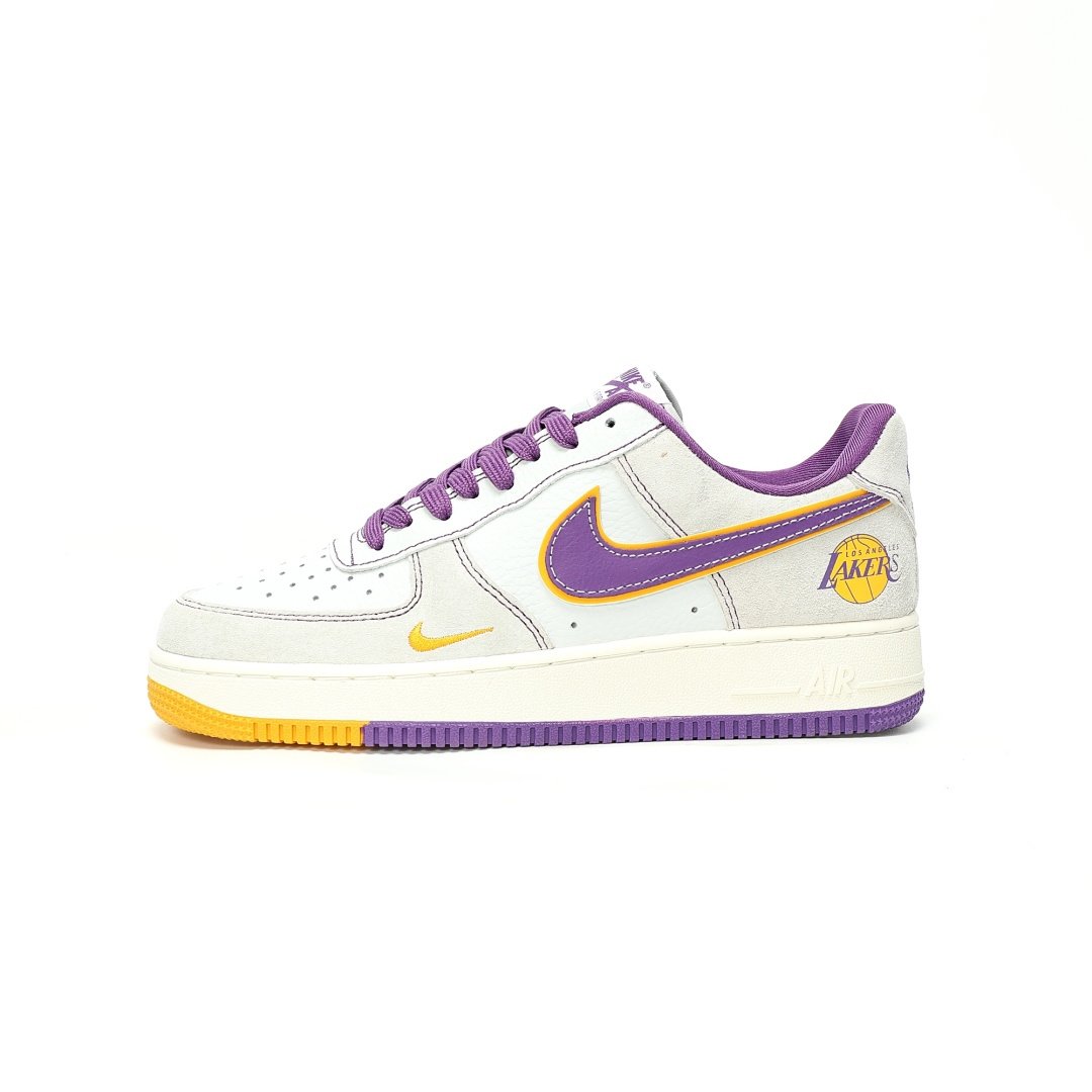 Nike Air Force 1 Kobe x AF1 Mamba Mentality Micro White Lakers Yellow Purple