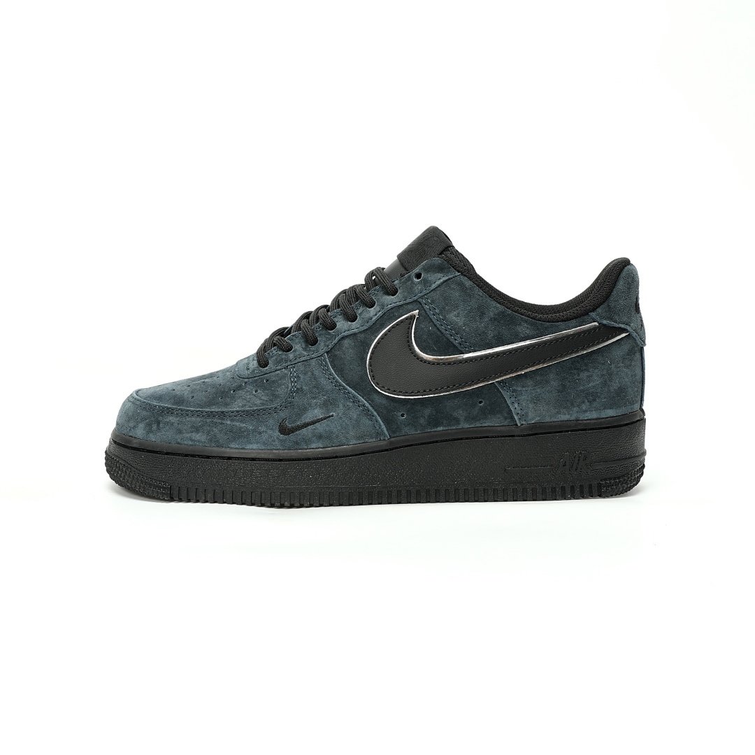 Nike BY You Air Force 1'07 Low Retro SP Suede Deep Lake Water Blue Black