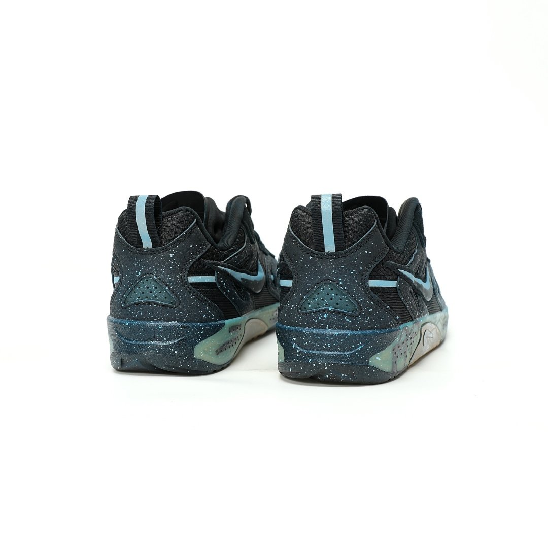 Nike Jam Breakingblack Gum Black Black And Silver Graffiti Small Barb Brown - Image 7