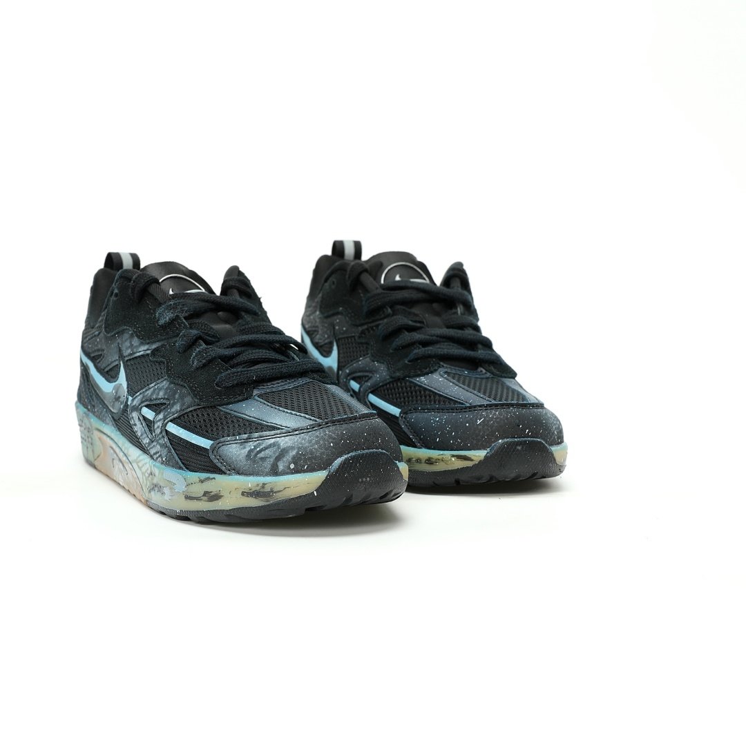 Nike Jam Breakingblack Gum Black Black And Silver Graffiti Small Barb Brown - Image 6