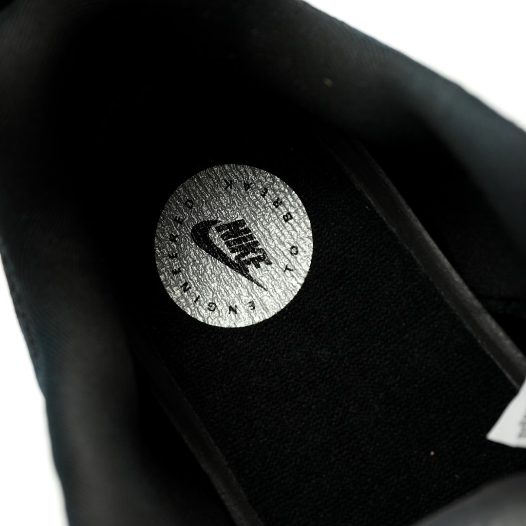 Nike Jam Breakingblack Gum Black Black And Silver Graffiti Small Barb Brown - Image 9