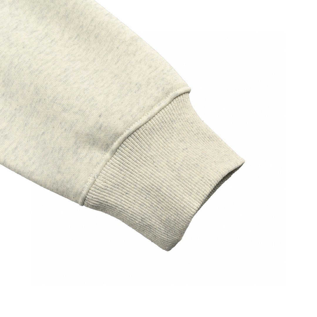 Jordan Fleece Hooded Sweatshirt Supreme Collaboration FW24 Lightgrey Unisex - Image 9