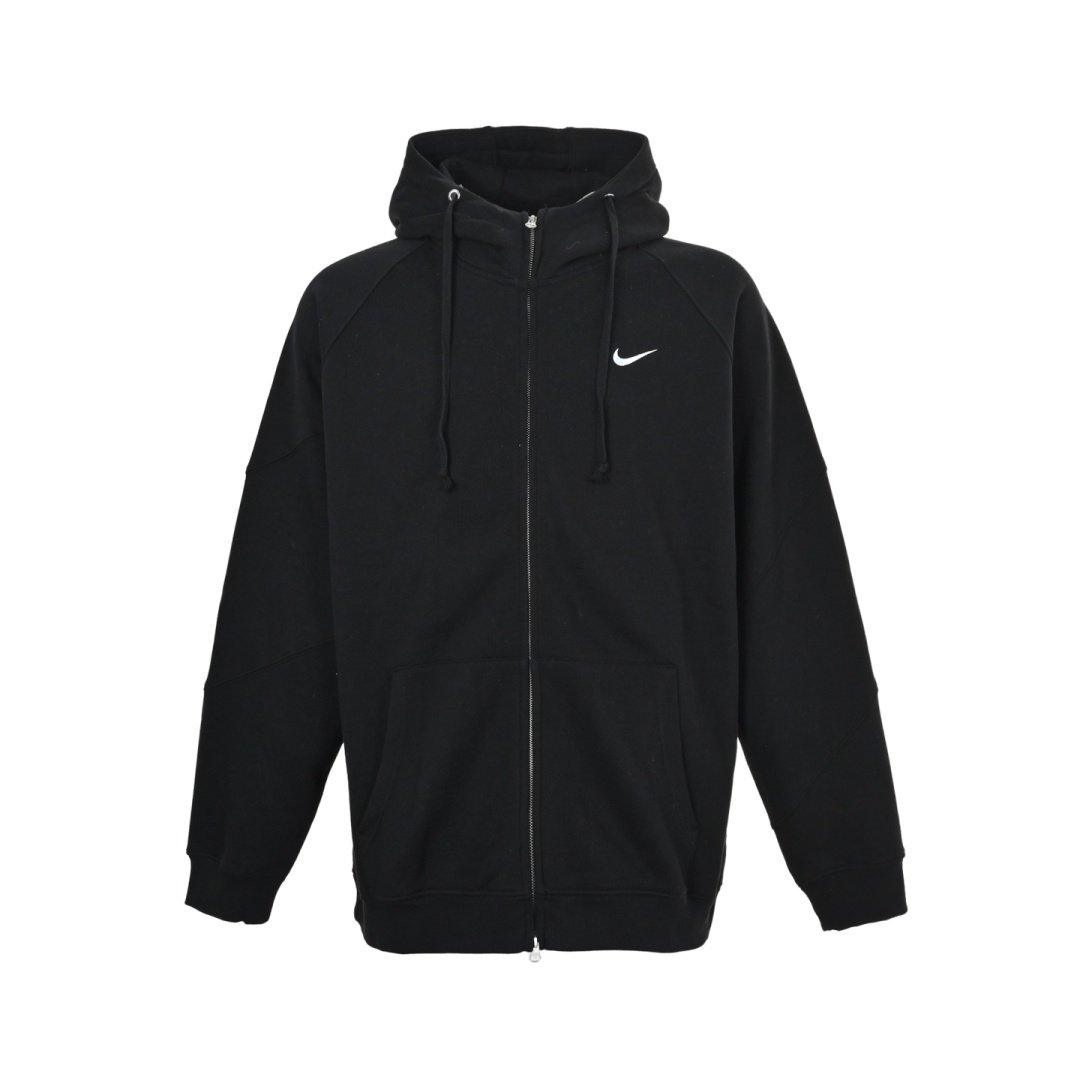 Nike & Supreme Co-branded Zipper Premium Cotton Black Color Unisex Jacket