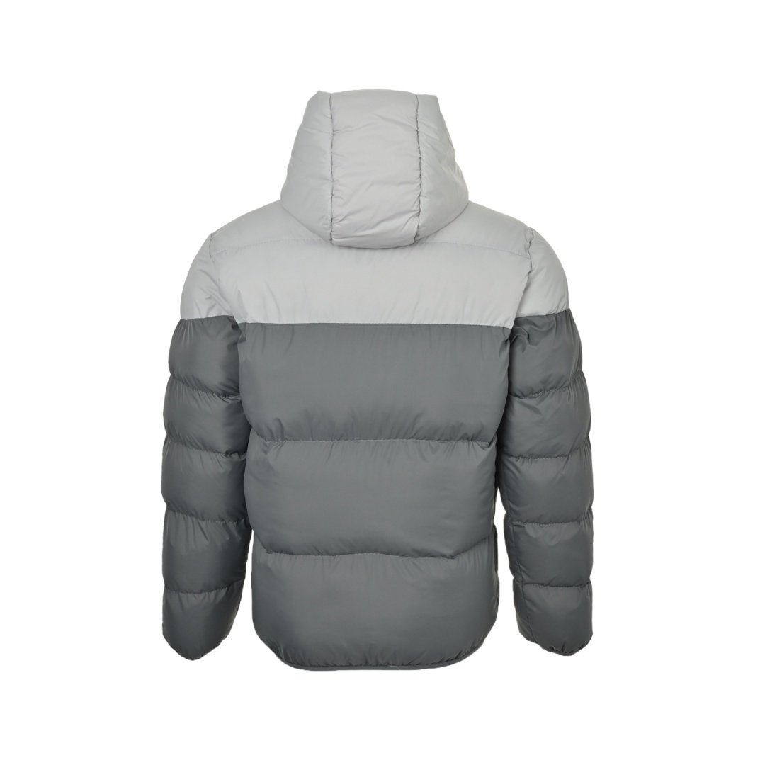 Nike Windrunner Hooded Cotton Jacket Grey Silver Dimgrey Unisex - Image 3