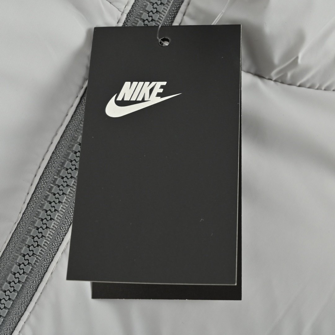 Nike Windrunner Hooded Cotton Jacket Grey Silver Dimgrey Unisex - Image 7