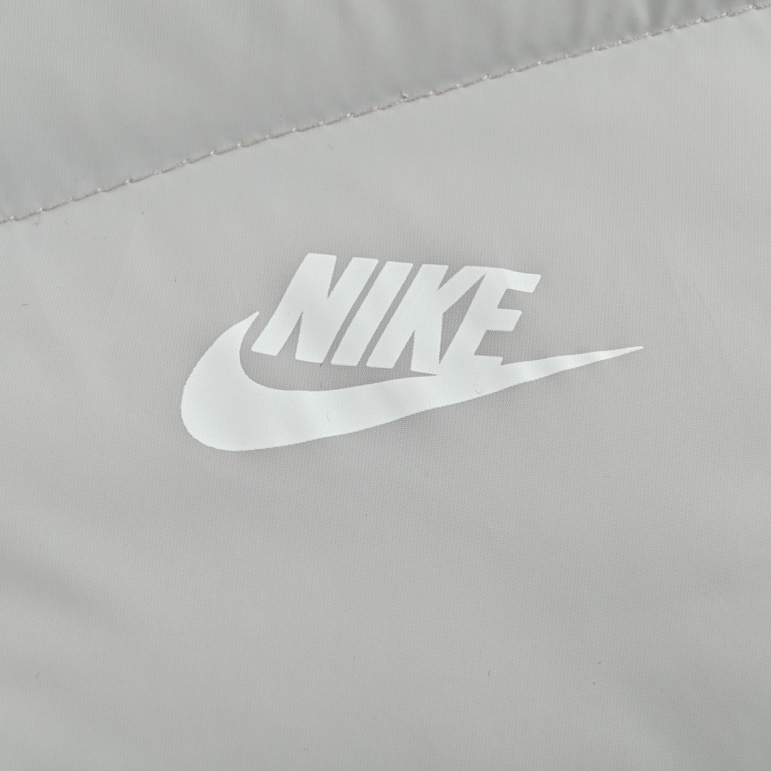 Nike Windrunner Hooded Cotton Jacket Grey Silver Dimgrey Unisex - Image 8