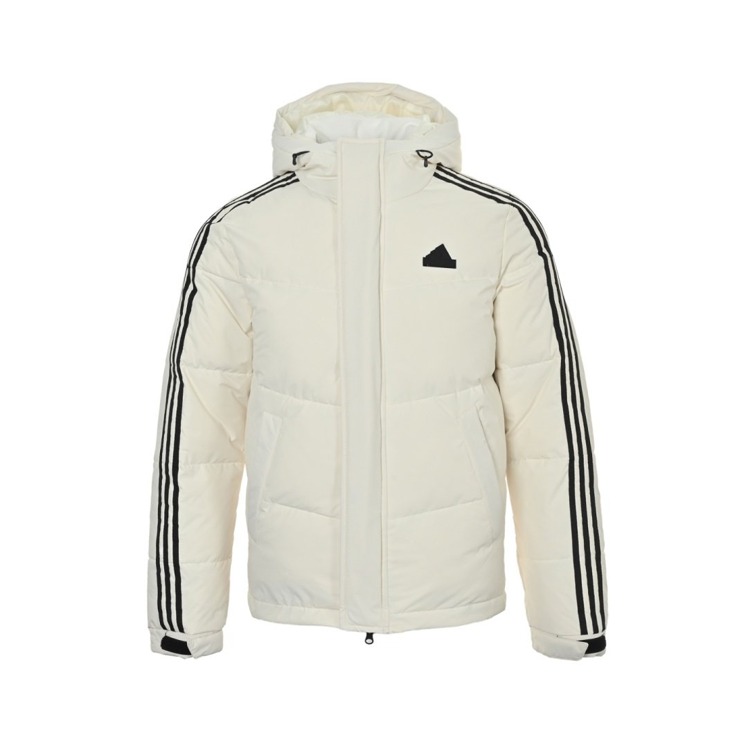 Adidas Hooded Down Jacket Ultrawarm Longline Lightgrey Unisex