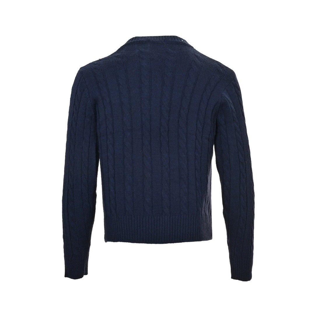 Ralph Lauren Sweater Cardigan Darkslategrey Unisex - Image 4