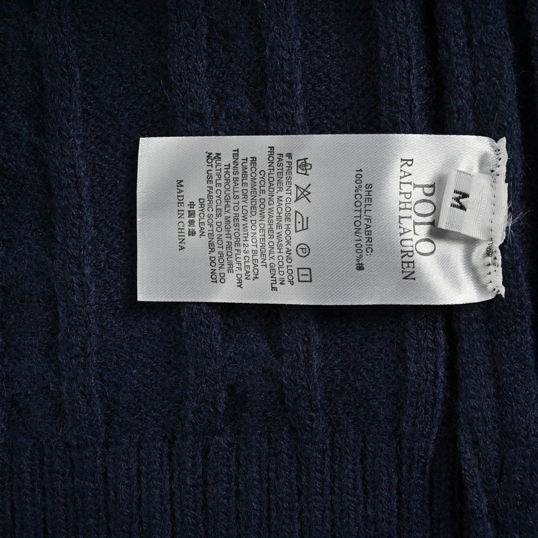 Ralph Lauren Sweater Cardigan Darkslategrey Unisex - Image 7