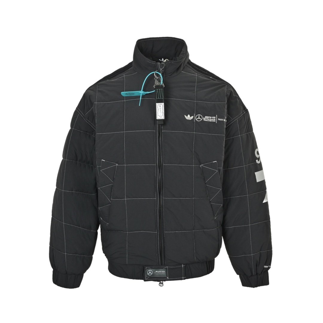 Adidas Mercedes benz CO branded Cotton Jacket Darkslategrey Unisex